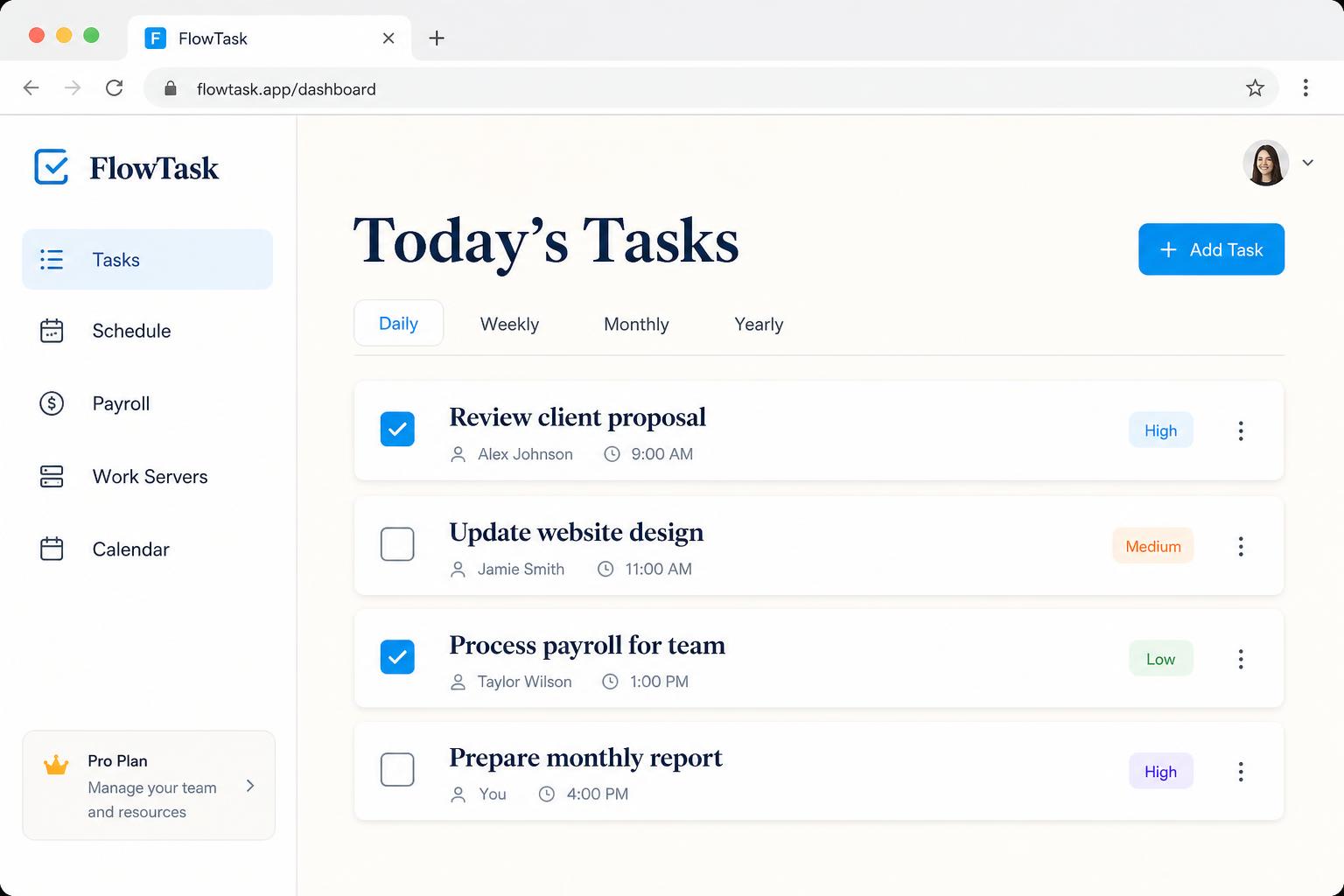FlowTask - Workflow Task Manager